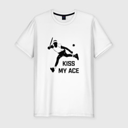 Мужская футболка хлопок Slim Kiss My Ace