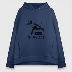 Женское худи Oversize хлопок Kiss My Ace