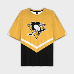 Мужская футболка oversize 3D Pittsburgh Penguins Форма 1