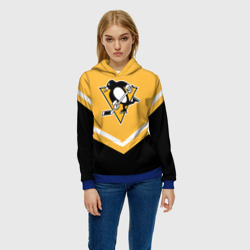 Женская толстовка 3D Pittsburgh Penguins Форма 1 - фото 2