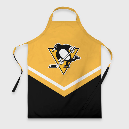 Фартук с принтом Pittsburgh Penguins Форма 1, вид спереди №1