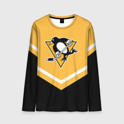 Мужской лонгслив 3D Pittsburgh Penguins Форма 1