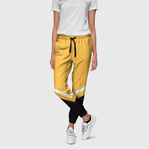 Женские брюки 3D Pittsburgh Penguins Форма 2, цвет 3D печать - фото 3