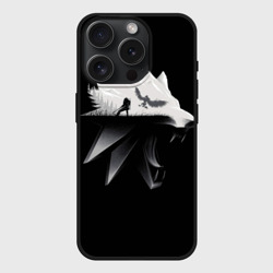 Чехол силиконовый для Apple iPhone 15 Pro матовый Волк