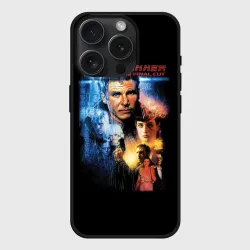 Чехол силиконовый для Apple iPhone 15 Pro матовый Бегущий по лезвию