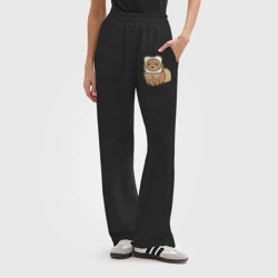 Женские брюки oversize без начеса хлопок Шпиц - фото 2