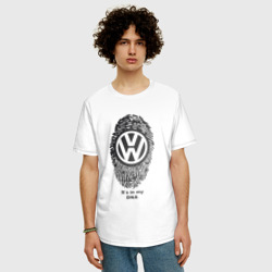 Мужская футболка хлопок Oversize Volkswagen it's in my DNA - фото 2