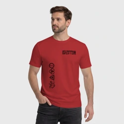 Мужская футболка хлопок Led Zeppelin - фото 2