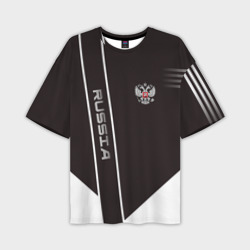 Мужская футболка oversize 3D Russia