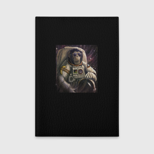 Обложка для автодокументов Space Monkey, цвет черный