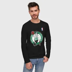 Мужской лонгслив хлопок Boston Celtics - фото 2
