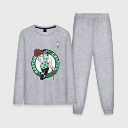 Мужская пижама с лонгсливом хлопок Boston Celtics