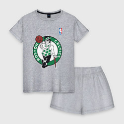 Женская пижама с шортиками хлопок Boston Celtics