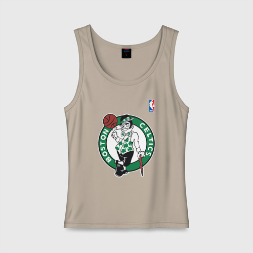 Женская майка хлопок Boston Celtics, цвет миндальный