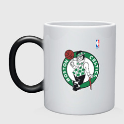 Кружка хамелеон Boston Celtics