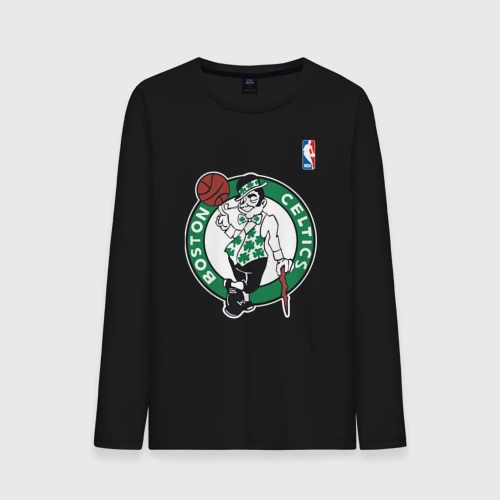 Мужской лонгслив хлопок Boston Celtics