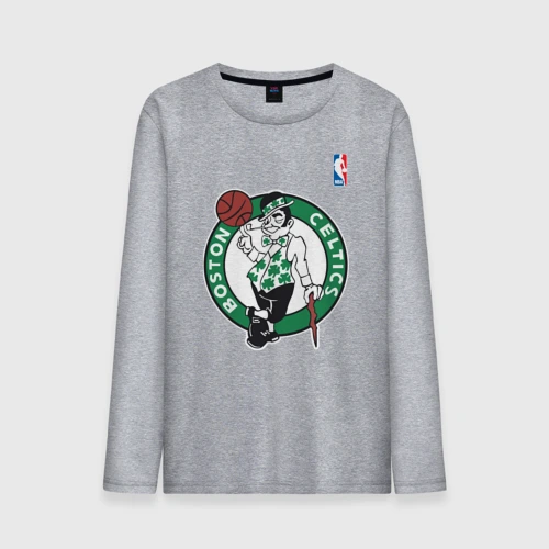 Мужской лонгслив хлопок Boston Celtics