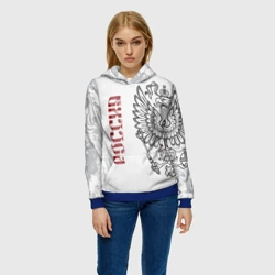 Женская толстовка 3D Россия - фото 2