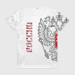 Женская футболка 3D Россия
