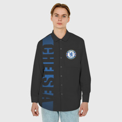 Мужская рубашка oversize 3D Chelsea sport - фото 2