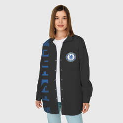 Женская рубашка oversize 3D Chelsea sport - фото 2