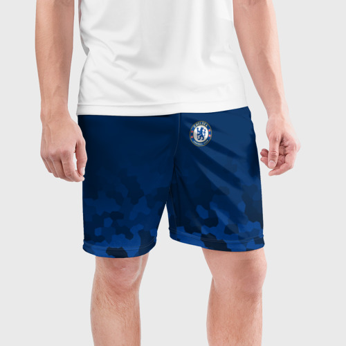 Мужские шорты спортивные CHELSEA SPORT      , цвет 3D печать - фото 3