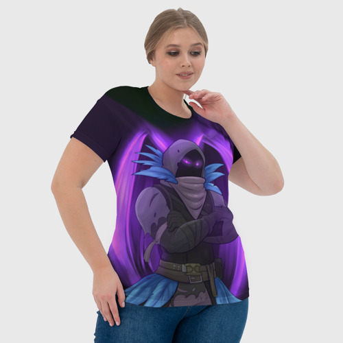 Женская футболка 3D с принтом Raven, фото #4