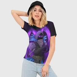 Женская футболка 3D Slim Raven - фото 2