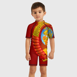 Детский купальный костюм 3D Герб СССР - фото 2