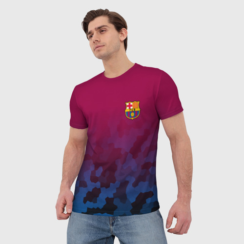 Мужская футболка 3D FC Barca sport - фото 3