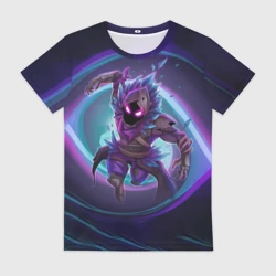 Женская футболка 3D Ворон