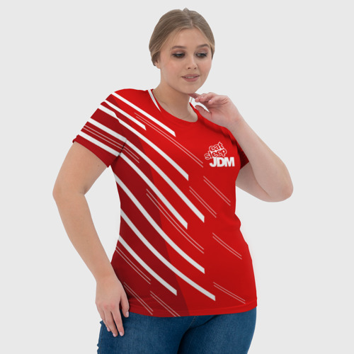 Женская футболка 3D JDM SPORT, цвет 3D печать - фото 6