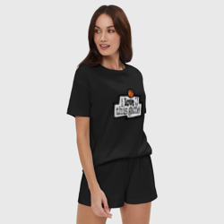 Женская пижама с шортиками хлопок I love this game - фото 2
