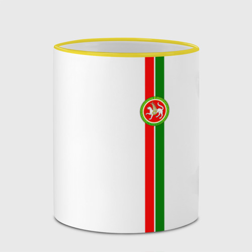 Кружка с полной запечаткой Республика Татарстан, цвет Кант желтый - фото 4