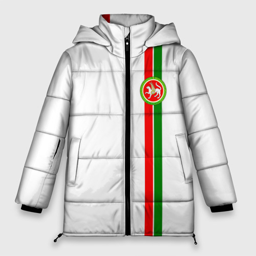 Женская зимняя куртка Oversize Республика Татарстан, цвет светло-серый