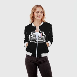 Женский бомбер 3D NBA. I love this game - фото 2