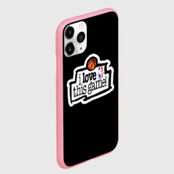 Чехол для iPhone 11 Pro Max матовый NBA. I love this game - фото 2