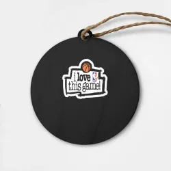 Деревянная игрушка круг NBA. I love this game