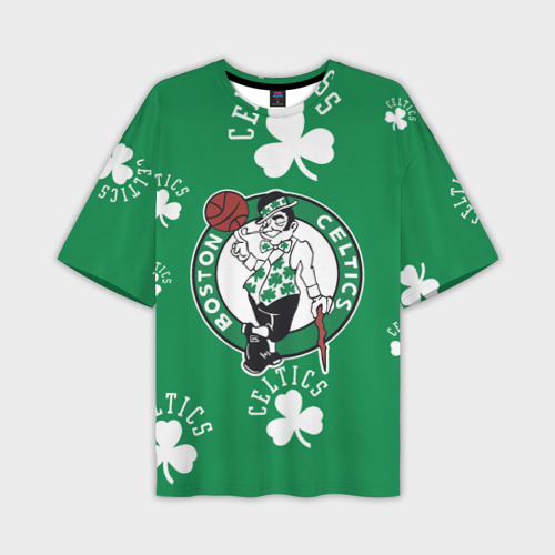 Мужская футболка oversize 3D Boston Celtics, nba, цвет 3D печать
