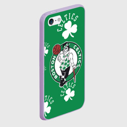 Чехол для iPhone 5/5S матовый Boston Celtics, nba - фото 2
