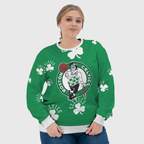 Женский свитшот 3D Boston Celtics, nba, цвет 3D печать - фото 6