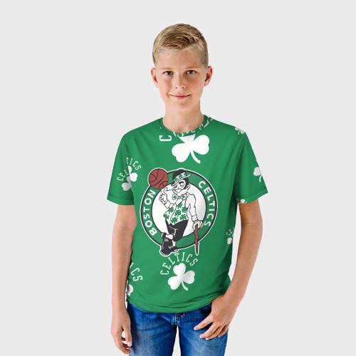 Детская футболка 3D Boston Celtics, nba, цвет 3D печать - фото 3