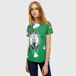 Женская футболка 3D Boston Celtics, nba - фото 2