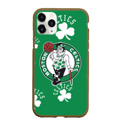 Чехол для iPhone 11 Pro матовый Boston Celtics, nba