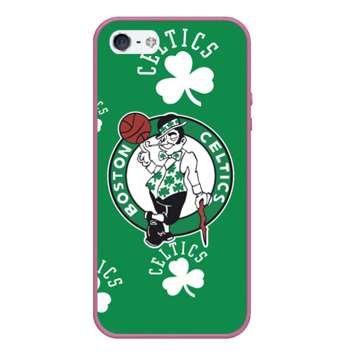 Чехол для iPhone 5/5S матовый Boston Celtics, nba