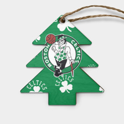 Игрушка деревянная Ёлочка Boston Celtics, nba