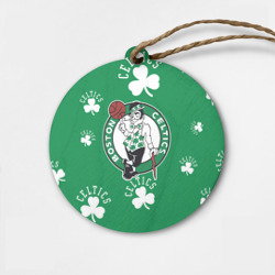 Деревянная игрушка круг Boston Celtics, nba