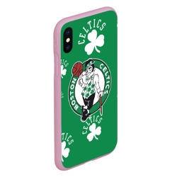 Чехол для iPhone XS Max матовый Boston Celtics, nba - фото 2