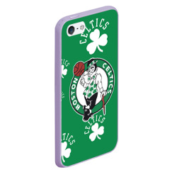 Чехол для iPhone 5/5S матовый Boston Celtics, nba - фото 2