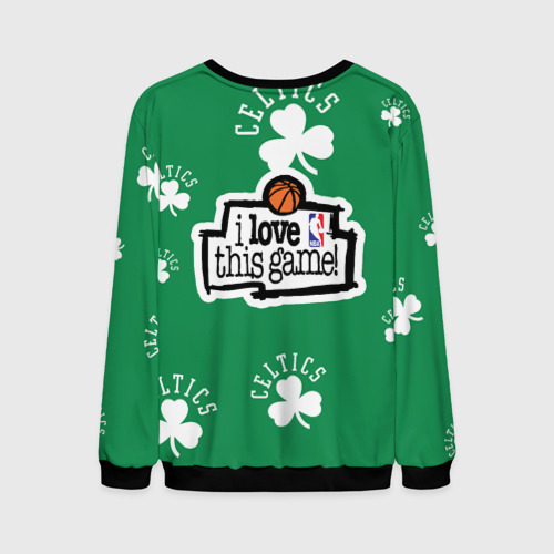 Мужской свитшот 3D Boston Celtics, nba, цвет черный - фото 2